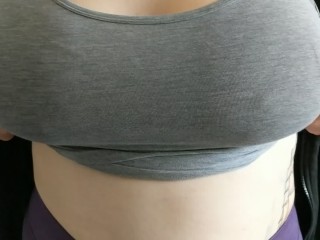 CuriusKinkyCouple- BBW DD-Cup Dropping Tits out of Shirt