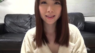 Petite Japanese amateur looking for sex with stranger comes to hotel to get her shaved pussy