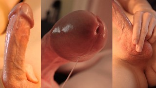 Bordatura con suoni ASMR, palpitazione di contaminazione, glande che pompa con precum gocciolante