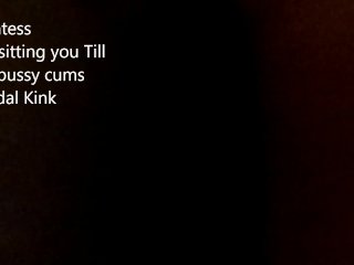 Giantess facesits & squashes you W her thick ass & wet pussy