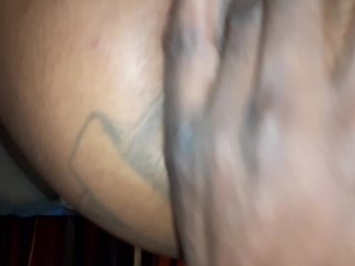 Dicking her down at the telly