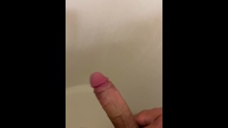 Jerking off in the shower (BBC)