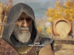 greek stud swings around spear 33