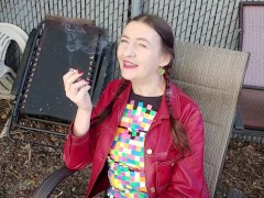 Inhale 30 smoking fetish by Gypsy Dolores