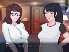 STUDYING WITH TWO COLLEGE GIRLS Ep 8 Quickie: A Love Hotel Story
