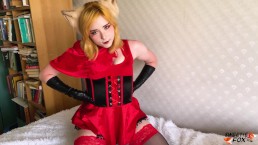 Sweetie Fox Masturbate Pussy and Ass Hole Anal Beads