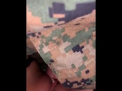 Video Marine fucks hot Stripper in VIP room 