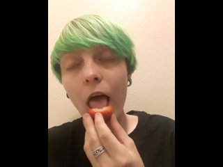 fruit, licking, food porn, exclusive