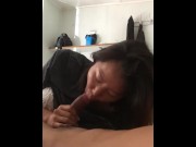 Preview 3 of Japanese love sucks big dick with cumshot