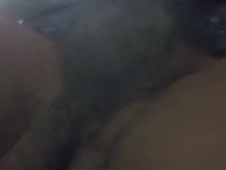 CLOSE UP_CUMSHOT: dick riding pocket pussy wet orgasm