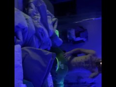 BlackLight Swirl.. (HUGE CUMSHOT)