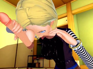 DRAGON BALL ANDROID 18 3D HENTAIANIMATION