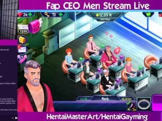(Gay) New office, who dis? Fap CEO #3 W/HentaiGayming