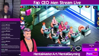 (Gay) Nuovo ufficio, chi dis? Fap CEO #3 con HentaiGayming
