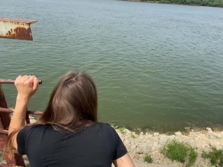 I let a stranger fuck my pussy with his big DICK.Dangerous outdoor sex