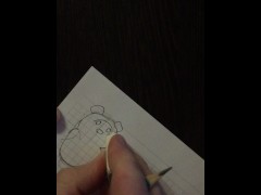 Моё второе видео. Рисую Винни Пуха - Screenshot 8 of 16 - Drawing