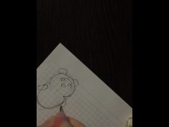 Моё второе видео. Рисую Винни Пуха - Screenshot 9 of 16 - Drawing Tutorial