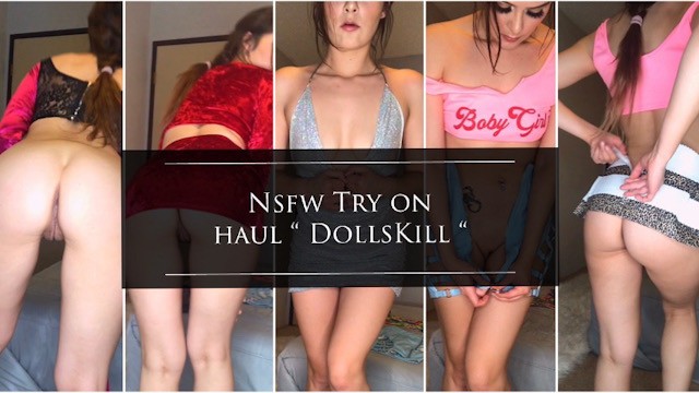 Slutty Clothes try on Haul Pussy Tease - Pornhub.com