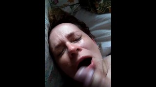A Mature Lady Gives A Guy A Cums In The Mouth