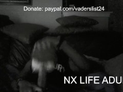 Long stroking those holes anal and pussy