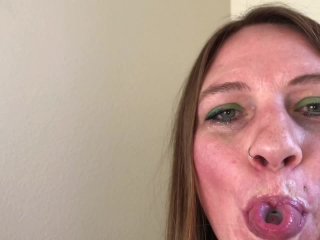 Long Tongue Fetish Saliva and Spit Bunnie Lebowski - Part_2