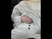Preview 1 of I masturbate and cum in a taxi