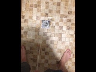 POV Cock Piss in Shower