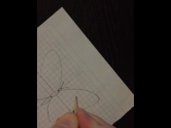 Русский парень рисует бабочку (не порно) - Screenshot 6 of 16 - Drawing