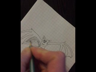 bat, vertical video, drawing, verified amateurs