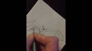 desenhar morcego