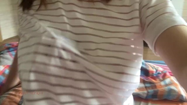 Teen tits. A man touches my Tits.