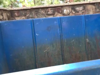 Topless Blonde and Hot Guyfuck in Mt Charleston in Public