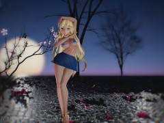 MMD SFW Blue Bikini lily - Chung Ha - Stay Tonight - 1082