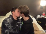 Preview 1 of Cute Guys Adam Awbride and Meeks Making Out Bloopers
