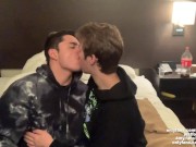 Preview 2 of Cute Guys Adam Awbride and Meeks Making Out Bloopers