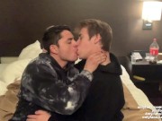 Preview 3 of Cute Guys Adam Awbride and Meeks Making Out Bloopers
