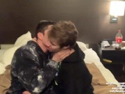 Preview 4 of Cute Guys Adam Awbride and Meeks Making Out Bloopers