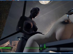 Black girl fucked white | Porno Game 3d