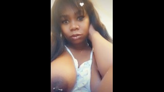BUSTY LOLA SHOWING BIG CHOCOLATE TITS