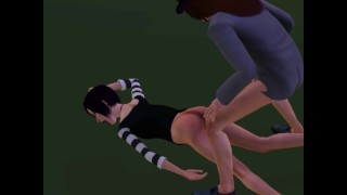 Cosplay no jogo pornô Sims 3