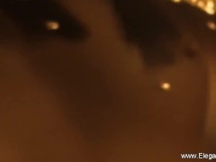 Erotic Movement With Seductive Brunette