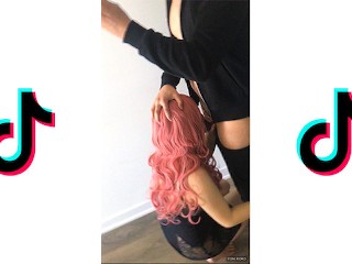 Pink Haired Girl Gets Naked On TikTok