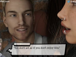 Pandora's Box #12: Cheatingslut sucks cock under the table (HD gameplay)