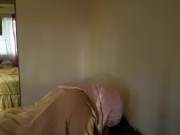 Preview 2 of Muslim kissing and fucking teen boy while husband working