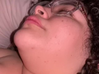 Making love to my big breasted womanafter a hard play time pounding_her