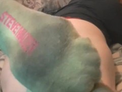 All Sweaty Cumming for my StepDaddy