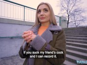 Preview 4 of Public Agent Russian Blonde Caty Kiss Loves a Big Cock