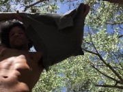 Preview 2 of Some good outdoor public masturbatiion *raw version