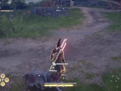 greek stud swings around spear 40