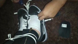 Cutting Slave Shoes And Socks